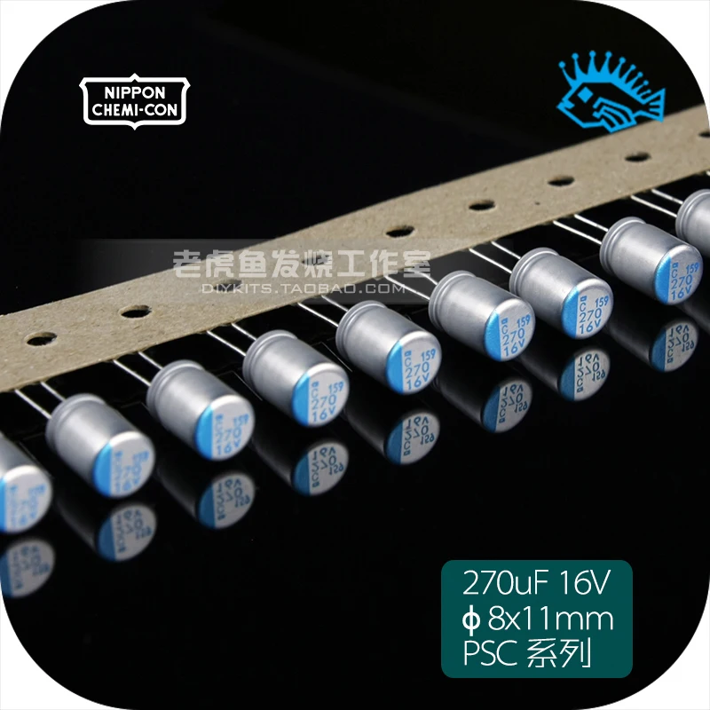 10pcs 270uF 16V PSC Series Chemical Nippon Japan solid electrolytic capacitor high speed digital dedicated | Электроника