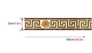 20X500CM 20x500 см водонепроницаемая лента Настенная Наклейка на уровне талии Фреска для кухни, ванной, туалета, самоклеющиеся наклейки для обоев домашний декор - Цвет: 20X500CM