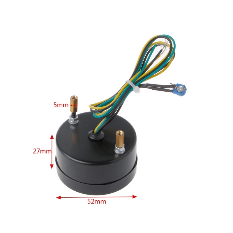 2" 52mm Universal Car Motorcycle Fuel Level Meter Gauge 8 LED Light Display 12V car fuel level meter
