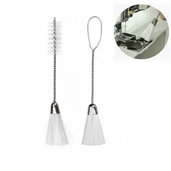 Cepillo de limpieza de doble punta para el hogar, máquina de coser multifunción, cepillo de limpieza de cola 5BB5612, 2 uds.