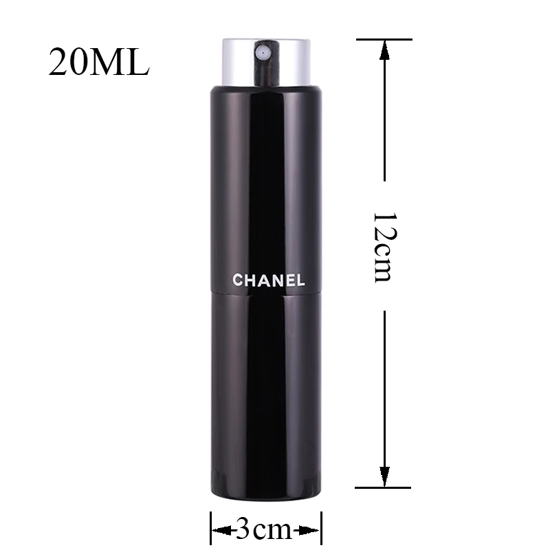 

5ml 8ml 20ml metal aluminum perfume bottle cosmetic spray bottle portable empty bottle travel sub-bottle liner glass