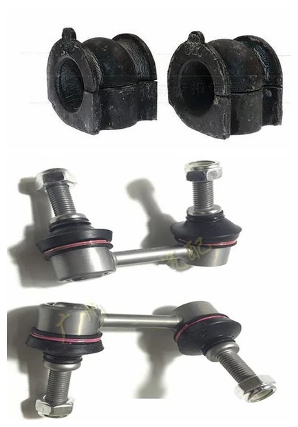 

4 Front Sway Bar Link And Left Right & Stabilizer Bushing For Honda Accord 98-02