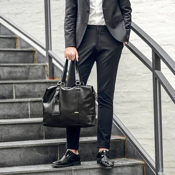 

Newhotstacy Bag 100419 New masked men s handbag high capacity tote bag briefcase