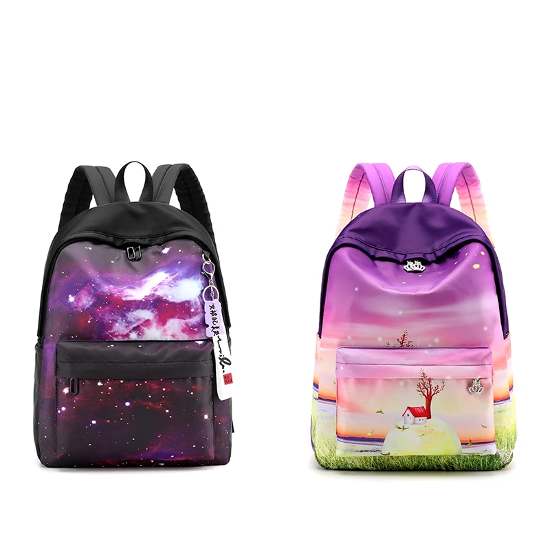 YANXI Galaxy детские школьные сумки для ноутбука для подростков мальчиков и девочек, большой рюкзак для женщин, водонепроницаемая сумка для мужчин, сумка для книг, Mochila