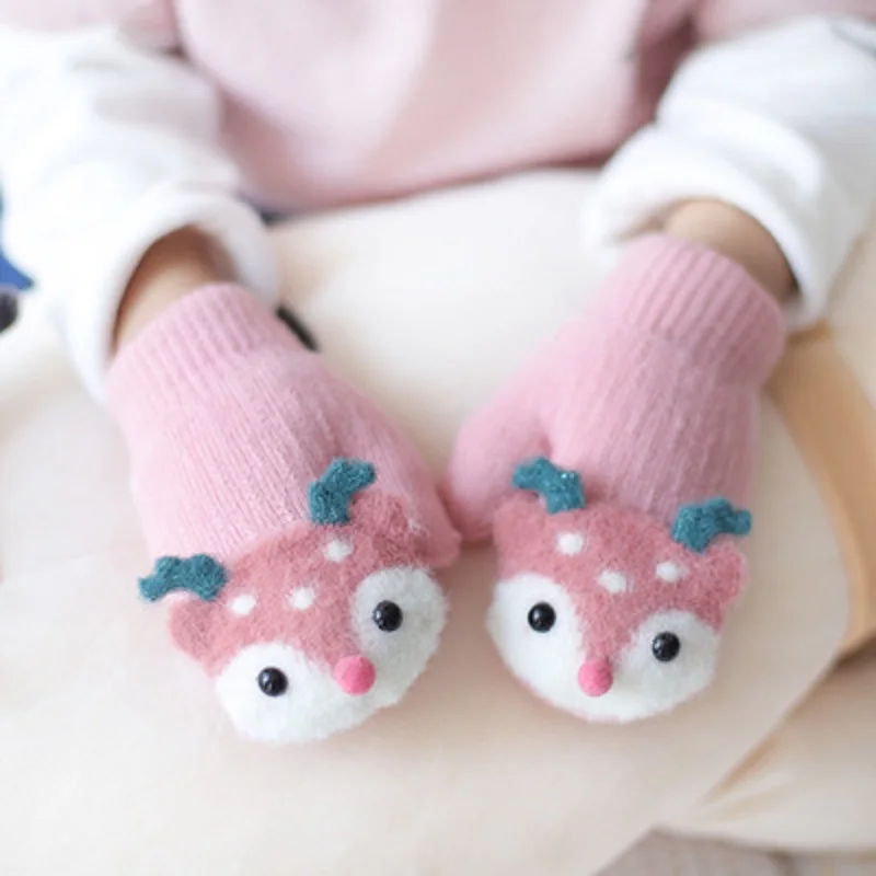 Детские перчатки Gant Mitaine Enfant зимние варежки для мальчиков и девочек детские с
