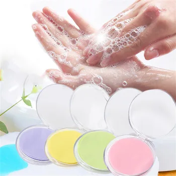 

50pcs/box Disposable Boxed Soap Paper Travel Portable Hand Washing Scented Slice Sheets Mini Outdoors Foaming Clean Tools