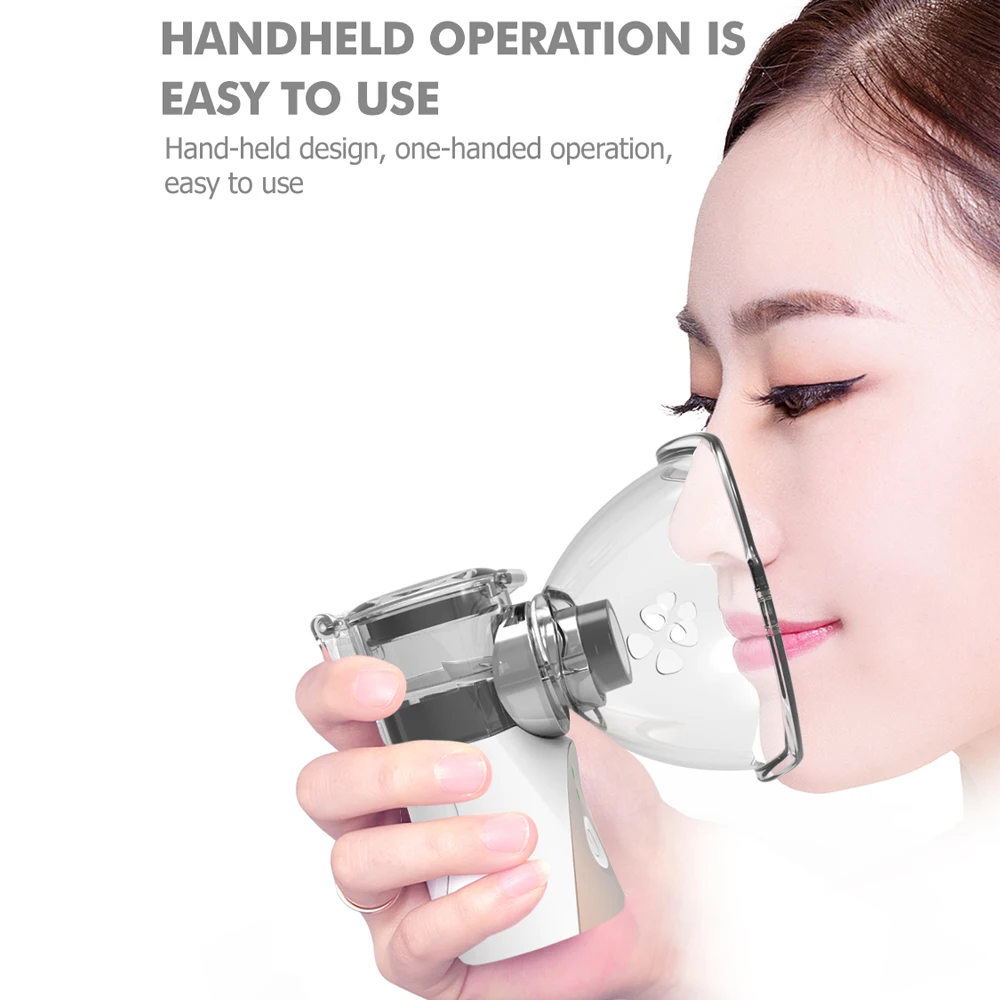 Medical Portable Nebulizer Health Care Mini Handheld Portable Automizer Ultrasonic Nebulizer for Children Adult Asthma Inhaler