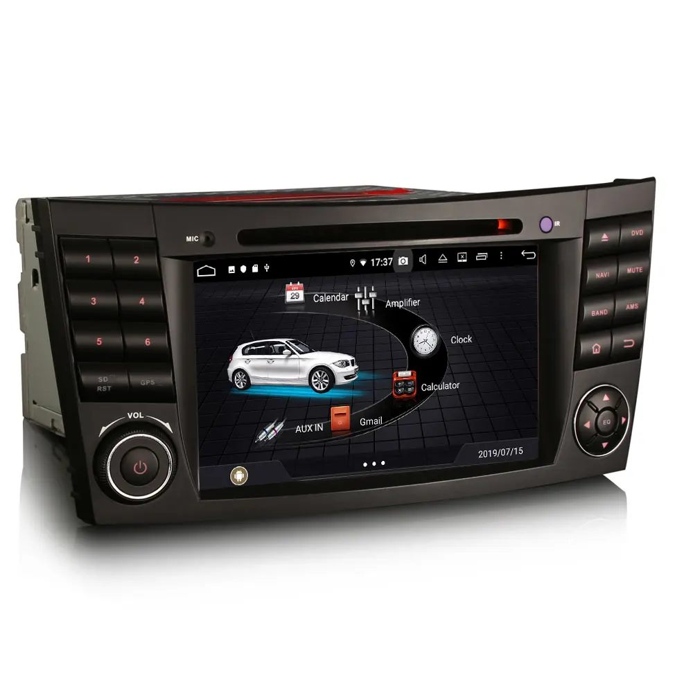" Android 9,0 OS автомобильный DVD Мультимедиа Навигация GPS радио для Mercedes-Benz cls-класс W219 2004-2008 и g-класс W463 2005-2010