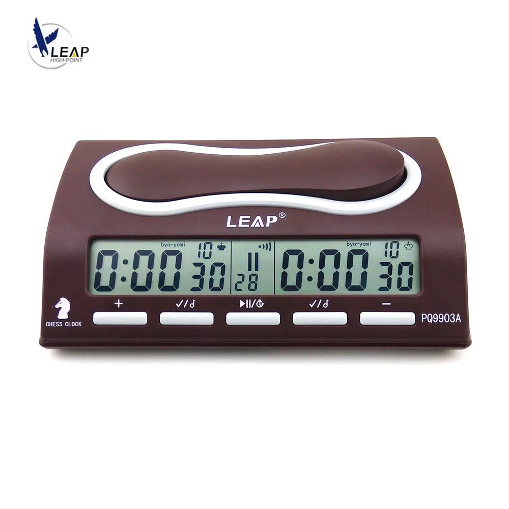 LEAP Chess Clock Digital Backgammon Professional Electronic Checkers Board Games Set Count Down Timer Sports Competition Bonus leap chess clock multifuctional portable digital board competition count up down chess games professional electronic alarm timer