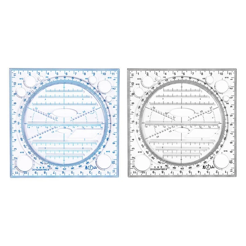 Kaleidoscope Geometric Function Multifunctional Fast Drawing Measuring Ruler New Kaleidoscope Geometric Function Multifunctional Fast Drawing Measuring Ruler New