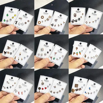 

30 Pairs/lot fashion classical women earrings wholesale small size earring jewelry lot 201110-05