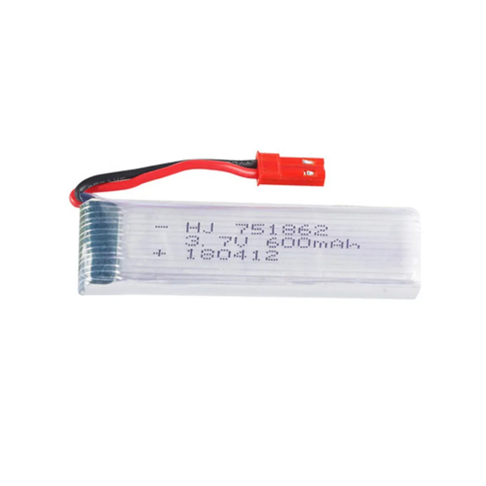 3,7 в 600 мАч Lipo батарея для S032G WLtoys V959 V929 Udi U818A RC вертолет Дрон запасные части Li-po батарея 751862 jst разъем 1 шт