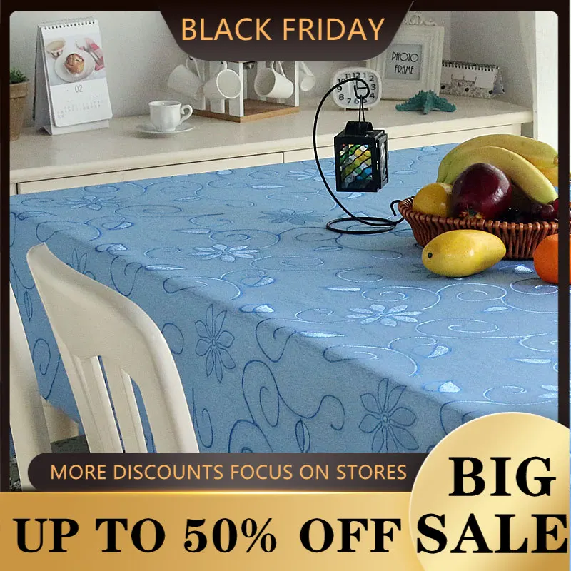 

Simple Modern Literary Nordic Coffee Table Meal Export Tablecloth Rectangular Tablecloth waterproof tablecloth dining table