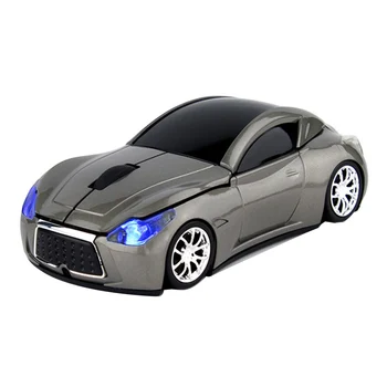 

Lightweight 2.4G Mouse Sports Car Shape 1200DPI Ergonomic Laptop Supplies USB Receiver Optical Cordless