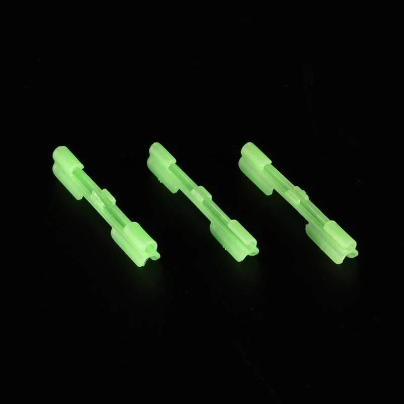 Night Fishing Light Stick Clip ABS Fishing Float Tip Light Holder Luminous Effect Stick Clip Card Holder FLYSAND 10PCS/Bag fishing accessories,fishing tackle,fishing tools,fishing tool