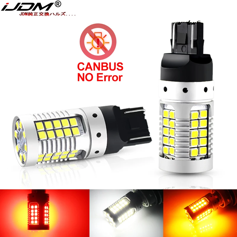 IJDM Автомобильный задний светильник 7443 светодиодный Canbus 992 T20 W21/5 Вт 7440 32SMD 3030 светодиодный для автомобиля Автомобильный тормозной задний фонарь DRL задняя парковочная лампа