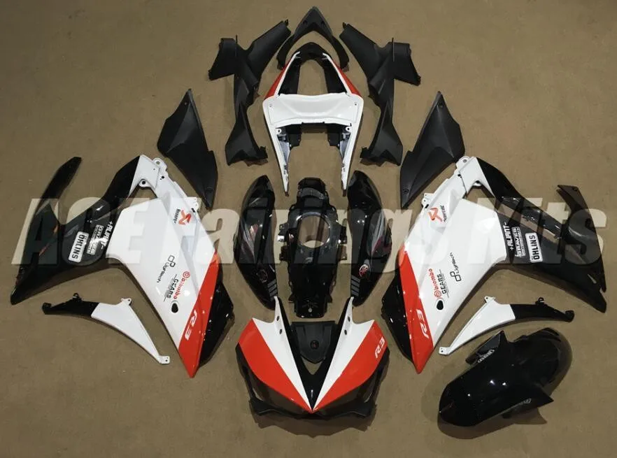 Качество OEM Новое ABS обтекатель комплект подходит для YAMAHA YZF-R3 14 15 16 YZF R3 R25 Полный обтекатели комплект красный черный белый