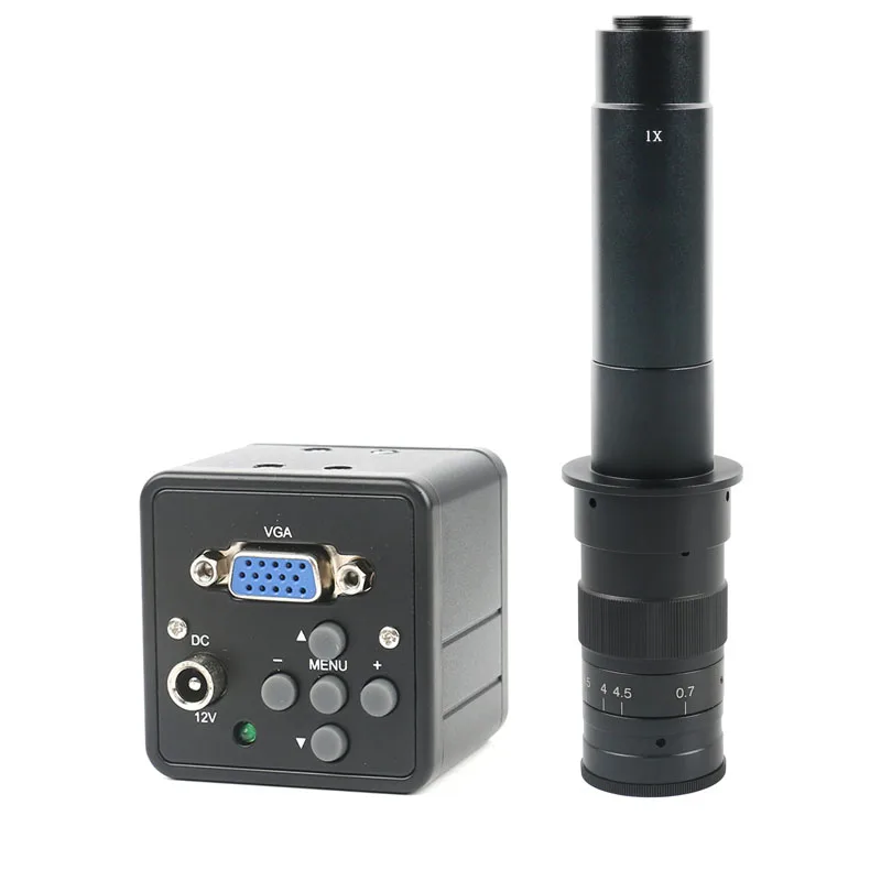300X 2.0mp 1080P VGA промышленный электронный цифровой микроскоп камера 100X/180X/300X зум C крепление объектива для Пайки PCB ремонт - Цвет: 300X