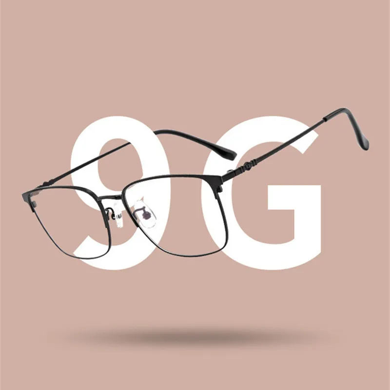 Niebieskie światło blokowanie dla mężczyzn gry komputerowe okulary do czytania okulary do czytania okulary powiększające kwadratowe metalowe okulary przeciwsłoneczne image_2