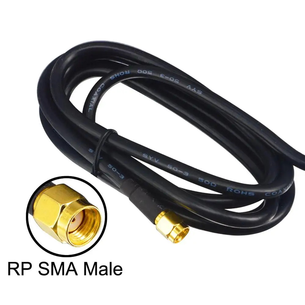 Wi Fi Антенна 2 4 ГГц 25 дБи RP SMA male WLAN 4g Yagi кабель 145 см для усилителя ретранслятора