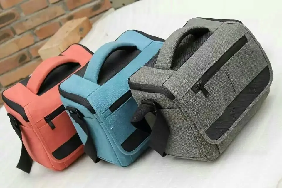 

Camera Bag Single-lens Reflex Camera Camera Canvas Waterproof Seismic Shoulder Camera Bag Backpack Applicable Canon Nikon Sony