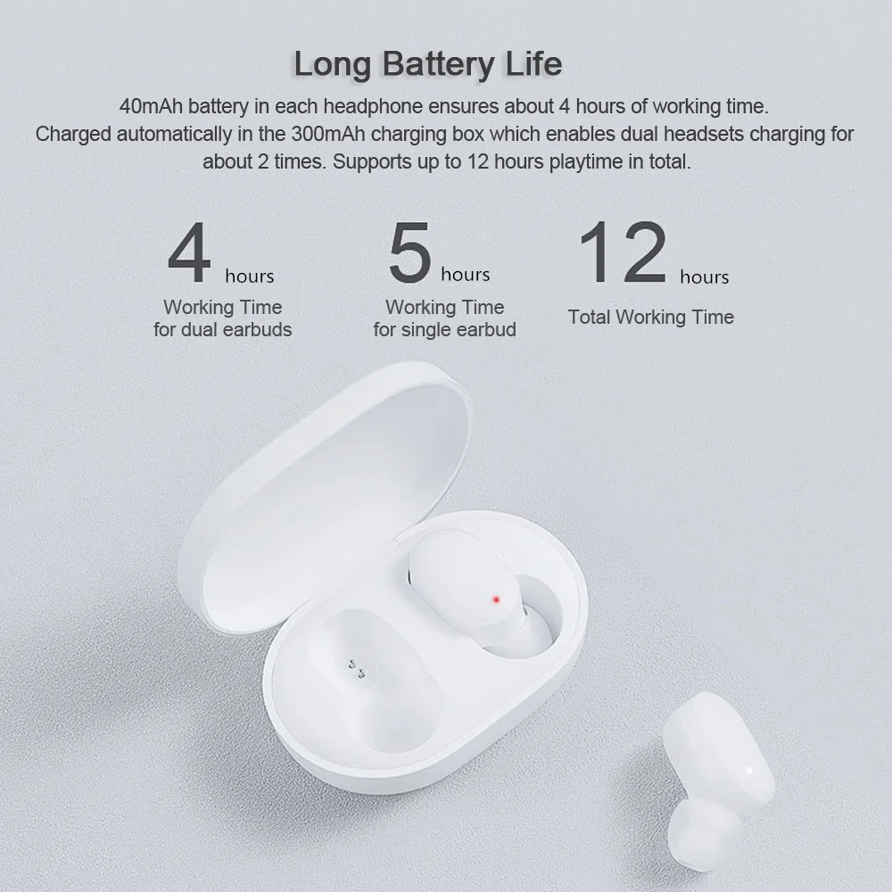 Xiaomi mi Airdots bluetooth 5,0 беспроводные наушники TWS наушники Dual mi c Голосовое управление стерео наушники с зарядным устройством