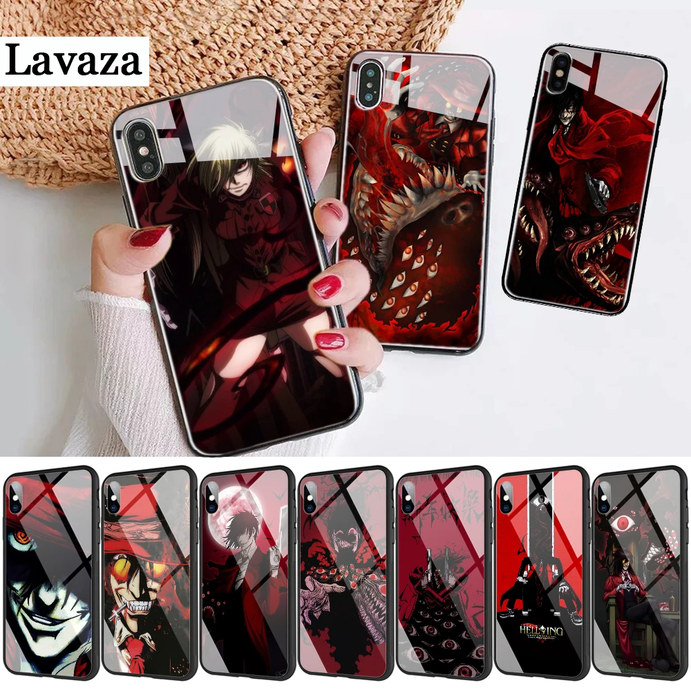 28d аниме Hellsing Alucard Fan стеклянный чехол для телефона Apple iPhone 11 Pro XR X XS Max 6 6S 7 8 Plus 5 5S SE |