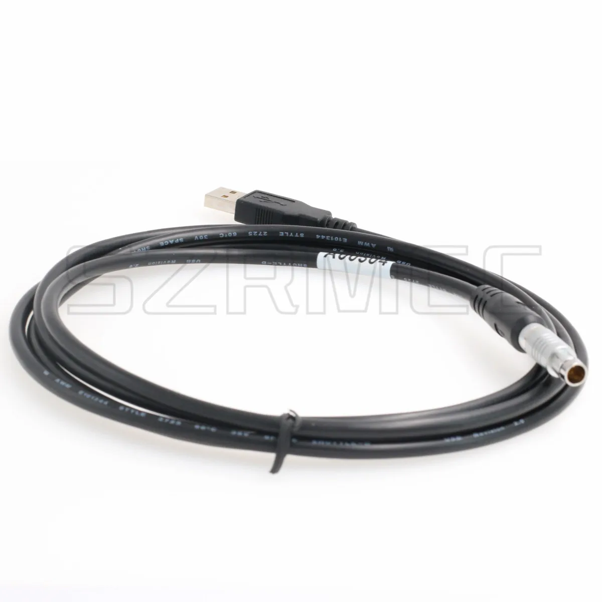Fischer 5 pin Male to USB A00304 Data and Power Cable for Topcon Hiper