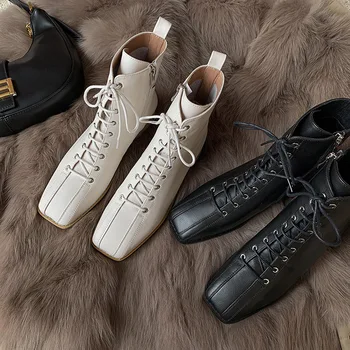 

design white short boots in the autumn of 2020 contracted joker coach Chelsea boots ankle boot restoring ancient ways