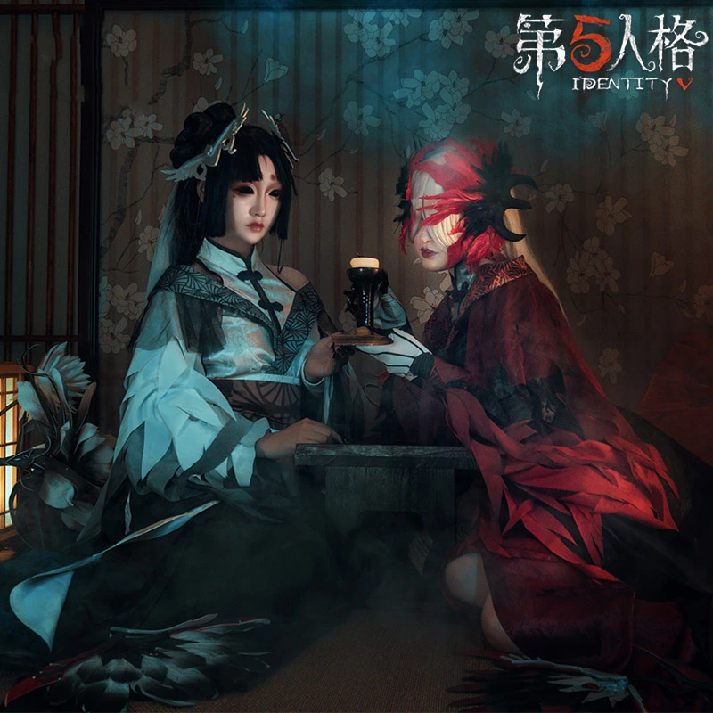

Identity V The Geisha Michiko Kimono Dress Cosplay Carnaval Halloween Christmas Costume