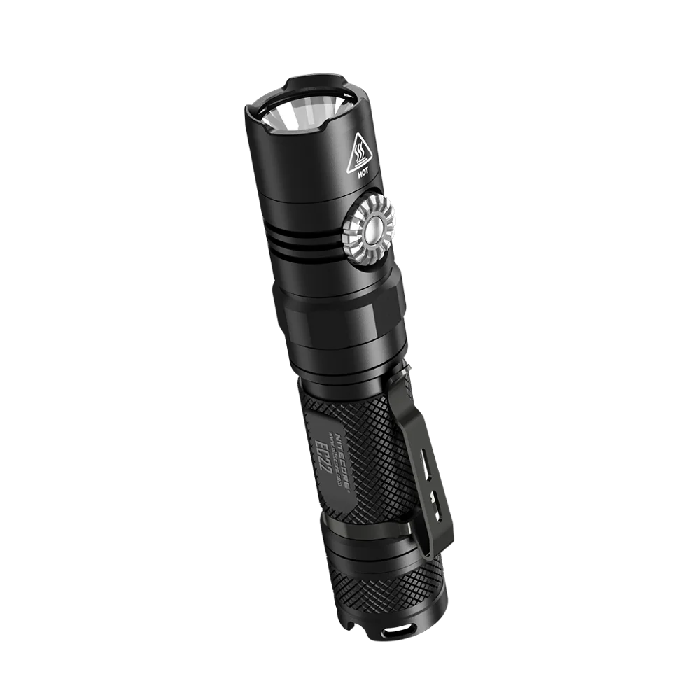 NITECORE EC22 бесконечно переменная яркость фонарик CREE XP L HD V6 LED 1000 люменов поворотный