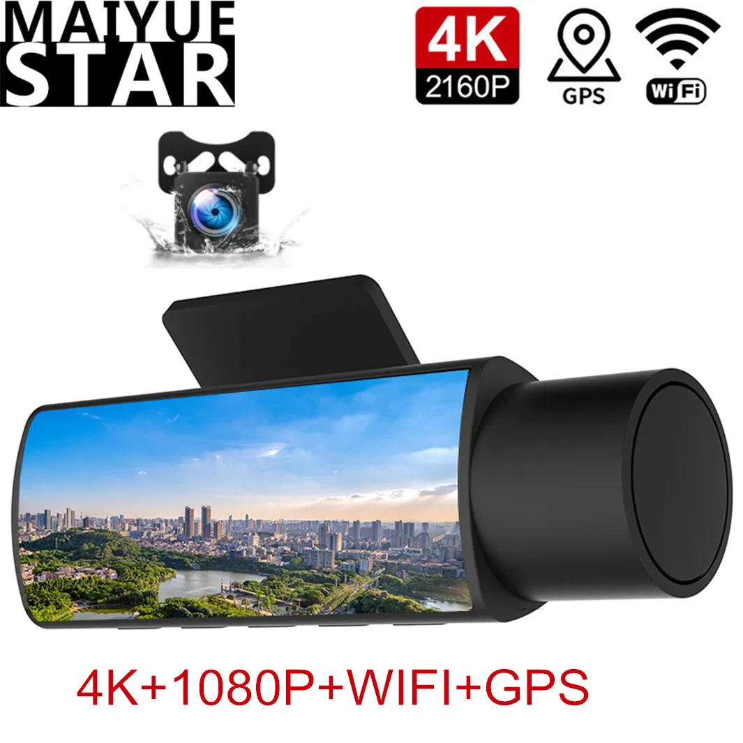 3 16 дюймовый автомобильный видеорегистратор 4K UHD 3840*2160P с Wi-Fi GPS фонарь Sony IMX415