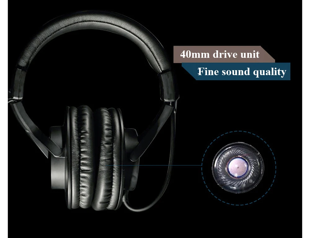 Оригинальные наушники Audio-Technica iron triangle ATH-M20X, проводные профессиональные мониторные наушники для записи басов, высококачественные наушники