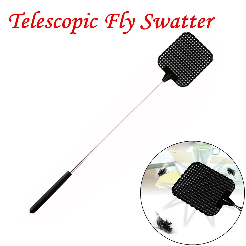 

Plastic Telescopic Extendable Fly Swatter Prevent Pest Anti Mosquito Pest Reject Insect Killer Tool Fly Swatter Beat