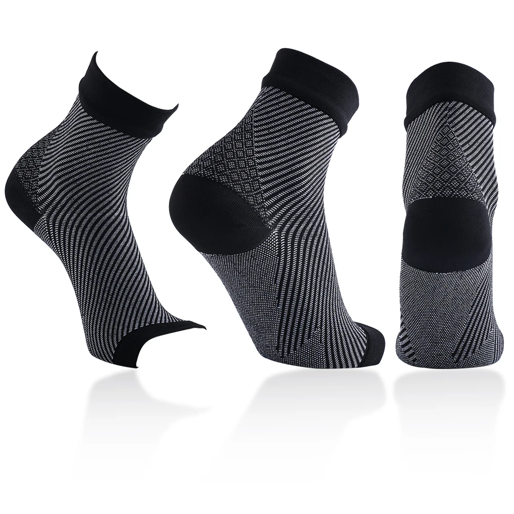 3 пары Для мужчин носки Для мужчин открытым носком Компрессионные носки короткие Магия дымоход увеличить приток крови и уменьшить отек Для