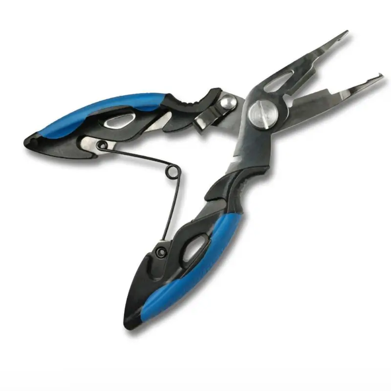

20201pcs Titanium Plating Small Tip Open Loop Bait Tool Multifunctional Fishing Scissors Lure Plier