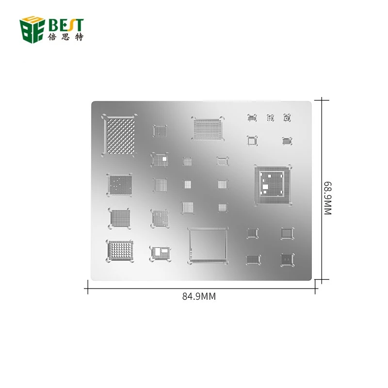 BEST High Quality 3D universal Stencils for Iphone tools XS Max XR Directly Heated A12 mobile phone BGA IC Reballing Stencil