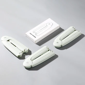 

Mini Travel Foldable Hanger Portable Clothes Hanging Traveling Clothes Dryer Windproof Non-slip Drying Hanger 40g 140x14x70mm