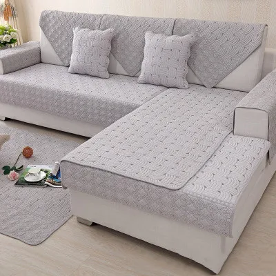 Новые хлопковые чехлы для диванов диван полотенце плед четыре сезона диванная подушка европейские Чехлы для гостиных текстиль Almofadas - Цвет: A