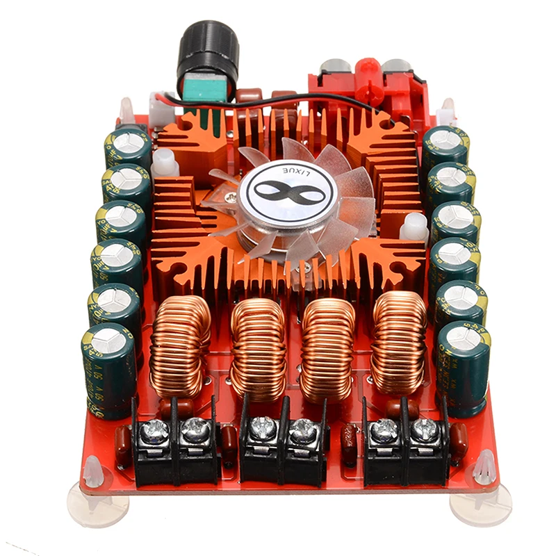 Onsale 2 канальные цифровые аудио AMP платы DC 15 36 в высокой мощности TDA7498E 160 Вт динамик