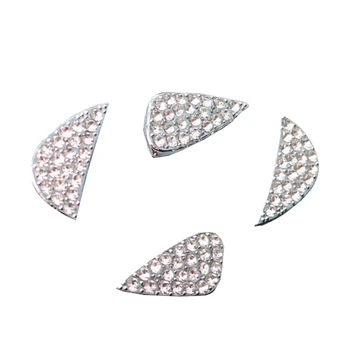

4Pcs Steering Wheel Bling Crystal Shiny Diamond Accessory Interior Sticker for Hyundai