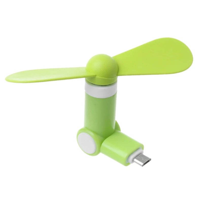 Вентилятор с поворотом на 180 градусов Micro USB для телефонов Samsung Xiaomi Huawei Android