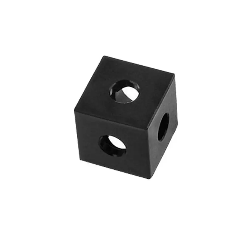3d принтер блок кубическая Призма соединительный диск регулятор угол куба v-слот трехполосный угловой разъем 90 градусов угловой кронштейн - Цвет: A