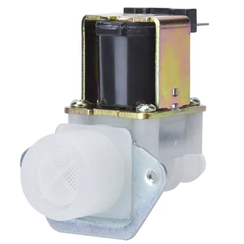 

3/4in 220V Electric Solenoid Valve Inlet 1-Way Guide Plastic Connector for Home Using