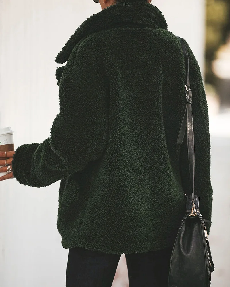 Теплое короткое зимнее пальто с длинными рукавами на молнии тонкая