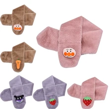 1 шт. милый плюшевый Детский Теплый шарф с рисунком, подарок на день рождения, Рождество