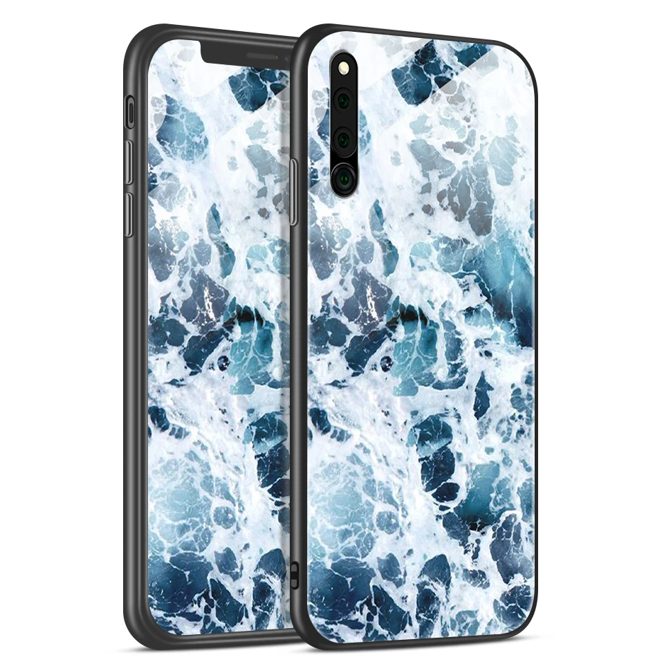 W189 Модный защитный чехол для huawei Honor Magic2 для huawei mate 20/20 Lite/20 Pro mate 20 Роскошные закаленные стеклянные чехлы для телефонов - Цвет: W189