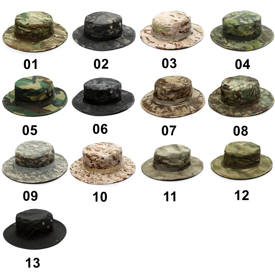 military camo boonie hats