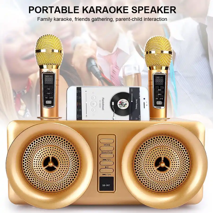 karaoke speaker with recording