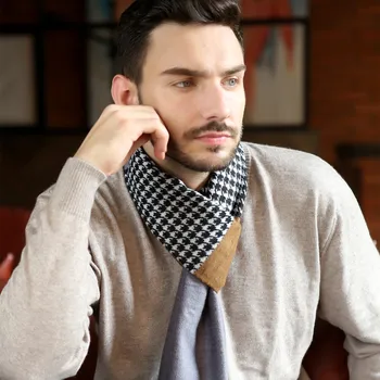 Fashion design casual scarves winter Men's cashmere Scarf luxury High Quality Neckerchief Modal  1
